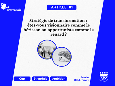Stratégie de transformation : Hérisson ou renard, quel cap guide vos choix ?