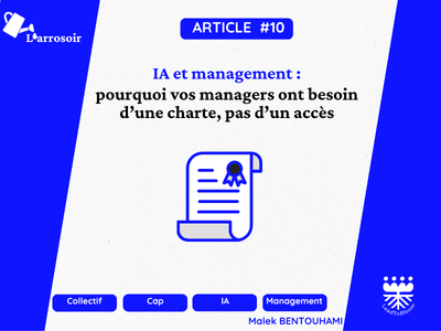 IA et management : pourquoi vos managers ont besoin d&rsquo;une charte, pas d&rsquo;un accès